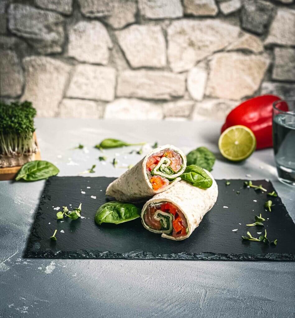 Lachs Wrap