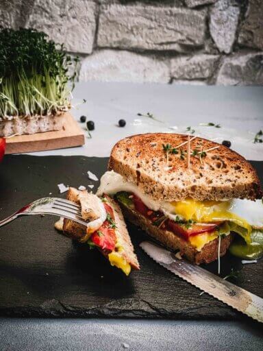 low FODMAP Ei Sandwich