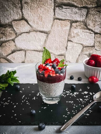 Low FODMAP Chia-Pudding