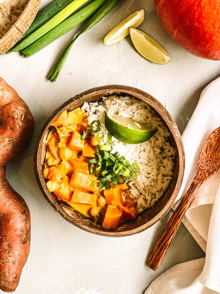 Low FODMAP Süßkartoffel-Curry